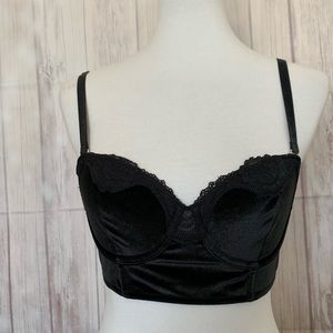 Victoria’s Secret Black velvet bra 34B